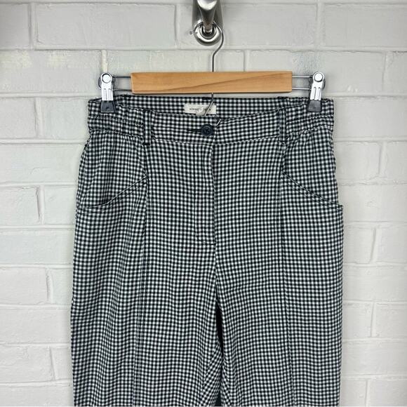 Silence & Noise Urban Outfitters Black White Gingham Plaid Pants Size 0 - Picture 5 of 11